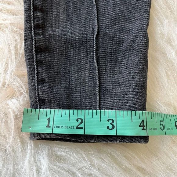 Frame Jeans Ali High Rise Cigarette Skinny Denim Ankle Size 27 Gray Faded 25x26 - Picture 11 of 13